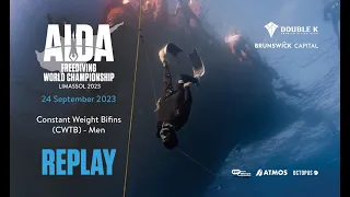 AIDA Depth World Championship Limassol 2023 - Constant Weight Bifins (CWTB) - Men
