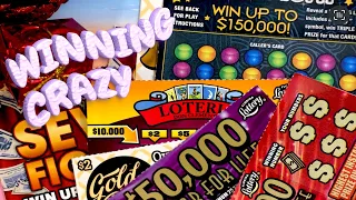 CRAZY WINS, WE WON AGAIN! Lotto Scratch Tickets