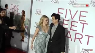 Lil Reinhart & Cole Sprouse arrive at ‘Five Feet Apart” Premiere