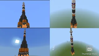 Minecraft Soyuz Rocket Tutorial