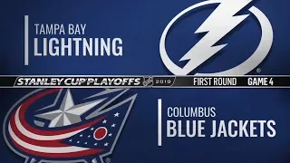 Tampa Bay Lightning vs Columbus Blue Jackets | Apr 16, 2019 | Game 4 Stanley Cup 2019 | Обзор матча