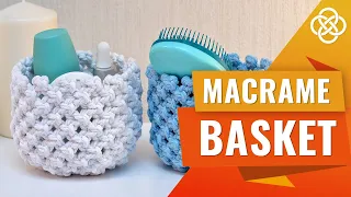 Macrame Basket DIY | Macrame DIY | Macrame Basket Tutorial