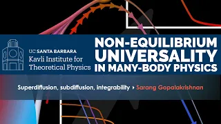 Superdiffusion, subdiffusion, integrability ▸ Sarang Gopalakrishnan