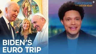 Biden’s Euro Trip: Visiting the Pope, Climate Talks at the G20 & A Nap at the COP26 | The Daily Show