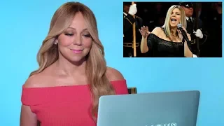 Mariah Carey REACTING to Fergie's NATIONAL ANTHEM!