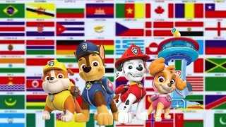 "PAW Patrol" in 20 Different Languages meme