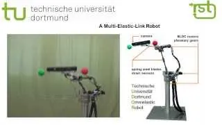 Oscillation Damping, Collision Detection and Reaction for a Multi-Elastic-Link Robot Arm