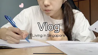 Vlog: productive week in my life singapore | office worker working from home, reading & studying