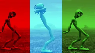 Green Alien Dancing VS Tame Tu Cosita VS Alien Dancing challenge