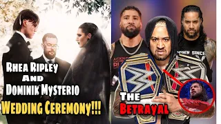 Rhea Ripley and Dominik Mysterio Wedding Ceremony?! The betrayal! Solo Sikoa the next big thing!!