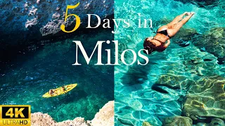 How to Spend 5 Days In MILOS Greece | Discover Hidden Gems of Milos