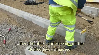 The basics of kerb laying