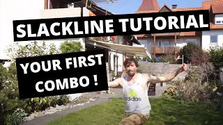 Learn Beginner Slackline Tricks Ep. 3: YOUR FIRST COMBO