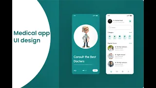 Medical App UI Design in Figma