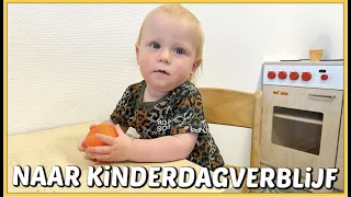 LUCiUS GAAT VOOR HET EERST NAAR HET KiNDERDAGVERBLiJF ( 14 mnd) | Bellinga Vlog #2572