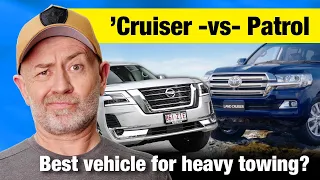 Nissan Patrol Y62 (Armada) Vs Toyota Landcruiser 200 on max tow capacity | Auto Expert John Cadogan