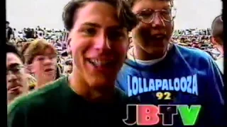 1992 Chicago's JBTV Lollapalooza between clips