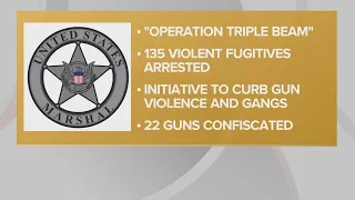 Operation Triple Beam in Akron area: 135 violent fugitives arrested