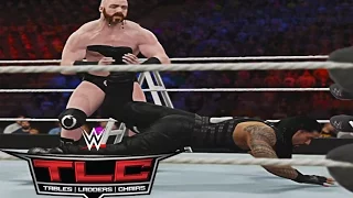 WWE 2K16 TLC 2015 Roman Reigns vs Sheamus WWE World Heavyweight Championship!