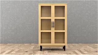 How to make Display Cabinet in SketchUp