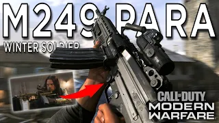 Recreate the Winter Soldier M249 Para from Infinity War Movie on Modern Warfare 2019 PS5 Gameplay