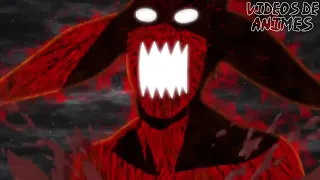 Naruto se Transforma na Kyuubi e Ataca Jiraya (Legendado)