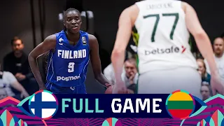 Finland v Lithuania | Full Basketball Game | FIBA Women's EuroBasket 2023 Qualifiers