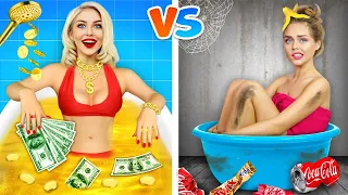 Unlucky VS Lucky Student in College | Life of Different Types of Girls at School by RATATA