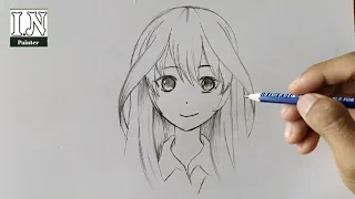 How To DraW A Cute GirL // So EASY - Eamin Painting