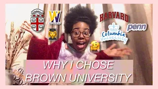 Why I Chose Brown (over Harvard, Columbia, UChicago & 20 other colleges)