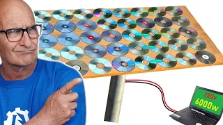 SOLAR PANEL Photovoltaic with DVD/CD | putting it to the test