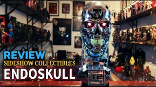 REVIEW. T800 ENDOSKULL BY SIDESHOW COLLECTIBLES. TERMINATOR 2 JUDGEMENT DAY