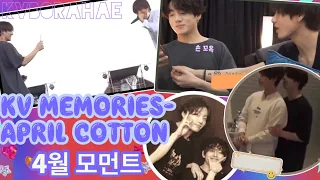 (KOR/ENG) [🐰🐯정국&뷔] Taekook /vkook moment - April 2020 April Cotton