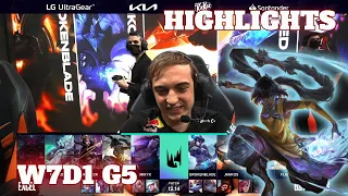 XL vs G2 - Highlights | Week 7 Day 1 S12 LEC Summer 2022 | Excel vs G2 Esports W7D1