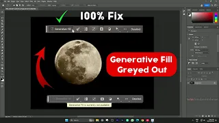 Generative Fill Option Disabled in Adobe Photoshop | Generative Fill Greyed Out Fix