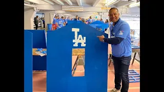 2020 Dodgers Love L.A. Community Tour: Andrew Friedman, Dave Roberts lend hand to Habitat L.A.