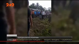 В Гватемале мужчину сожгли заживо