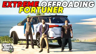 MICHAEL,JIMMY & FAZI | EXTREME OFFROADING | TOYOTA FORTUNER | GTA 5 |