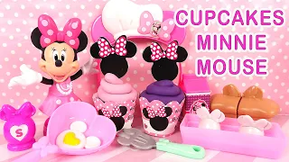 Minnie Mouse Jeu Cuisine Accessoires et Cupcakes Pâte à Modeler