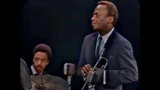 Miles Davis angry at Aphex Twin (colorized)