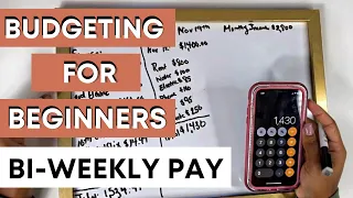 BUDGETING FOR BEGINNERS PAID BIWEEKLY | BUDGETING MADE EASY