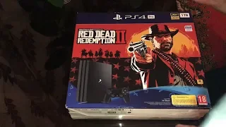 РАСПАКОВКА PS4 PRO RED DEAD REDEMPTION 2 EDITION