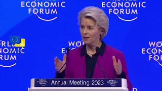 I have a PLAN!!! Ursula von der Leyen at #WEF23 #GreenDeal #IndustrialPlan