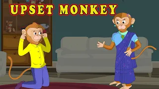 Upset Monkey | Moral Story In English | English Cartoon | Animal Story | MahaCartoon Tv English