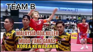 KILLER MUDA DEBUTAN MALAYSIA SANGAT GANAS,TEAM KOREA TAK BERDAYA.SEPAK TAKRAW KING CUP 2023