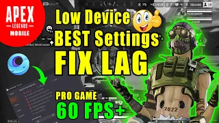 Apex Mobile BEST Settings For NO LAG And BETTER AIM! (60 FPS) Low Device