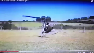 Helicopter crashed (homemade)