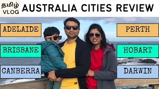 Best Australian city to live? Pros and cons| Australia Tamil Vlog| Perth, Darwin, Brisbane, Adelaide