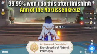 Unfinished Story | 99% won't do this after Ann of the Narzissenkreuz | Encyclopedia Achievement