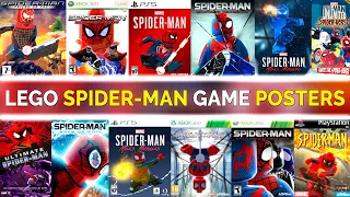 RECREATING ALL SPIDER-MAN GAME POSTERS IN LEGO (2000-2022)